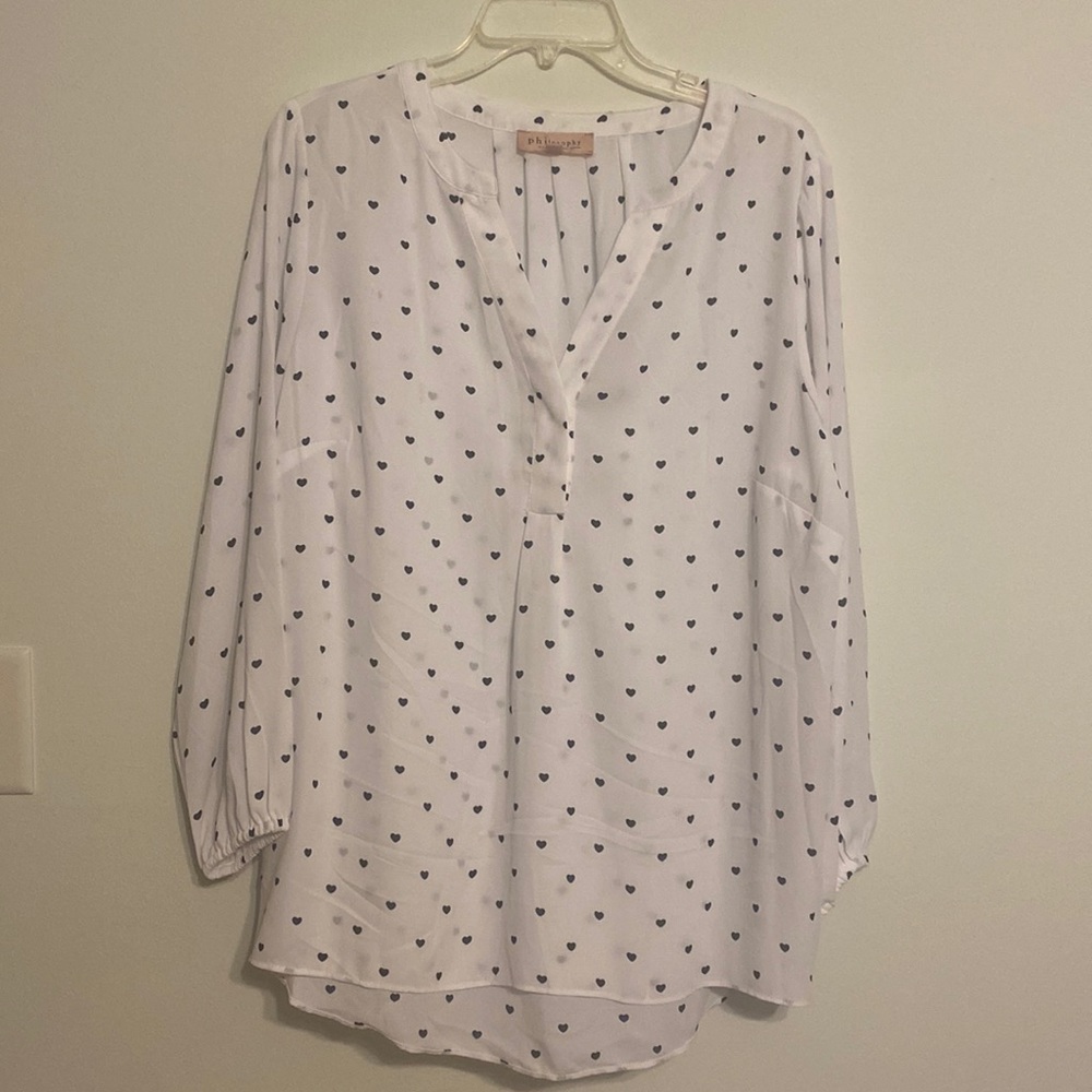 Blouse with Hearts on it